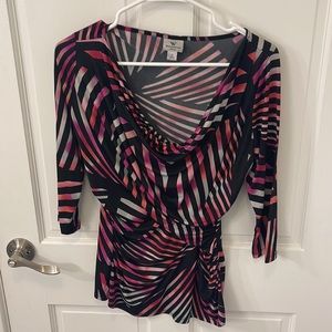 3/4 sleeve dressy top